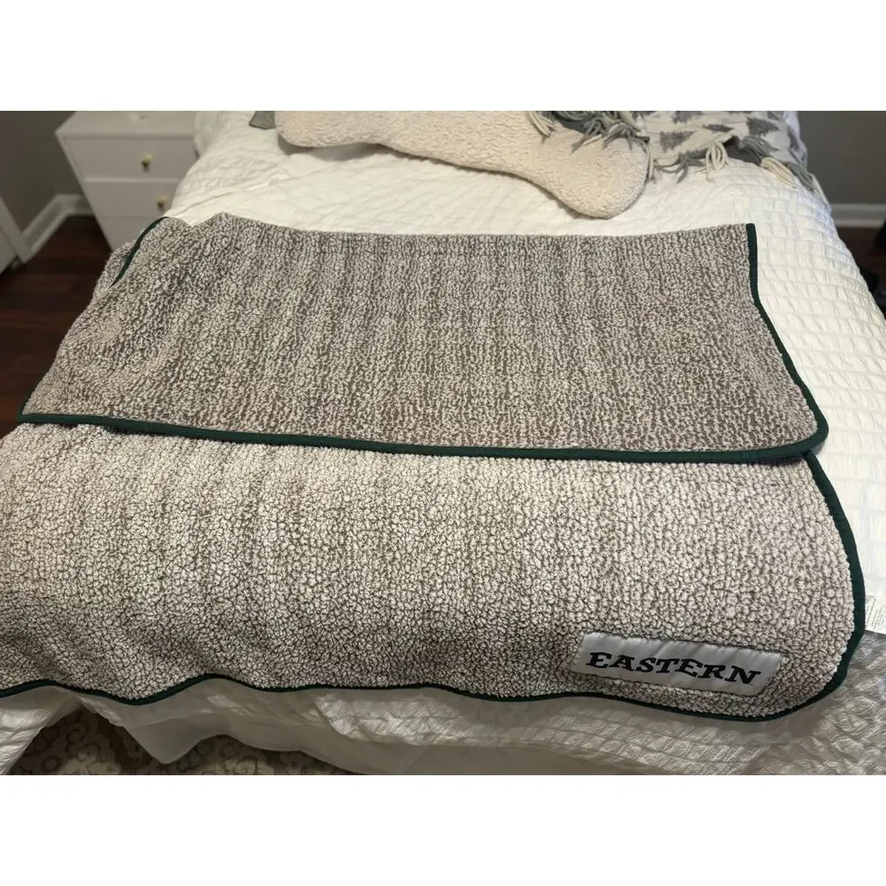 Eastern Michigan University Sherpa Throw Blanket